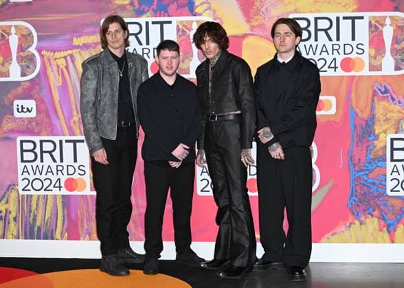 Celebrities arrive at the BRIT Awards 2024 at The O2 Arena in London Featuring: Bring Me The Horizon Where: London, United Kingdom When: 02 Mar 2024 Credit: Cover Images EDITORIAL USE ONLY. NOT FOR USE BY NEWSPAPERS BASED IN THE UK. Copyright: xx 53529031