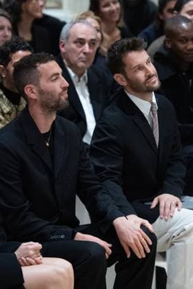 PFW Simon Jacquemus Medal Ceremony Marco Maestri and Simon Jacquemus attending the Simon Jacquemus Chevalier de l ordre des Arts et des Lettres Medal Ceremony as part of Paris Fashion Week in Paris, France on March 02, 2024. Photo by Aurore Marechal ABACAPRESS.COM Paris France  Copyright: xMarechalxAurore ABACAx