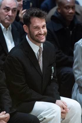 PFW Simon Jacquemus Medal Ceremony Simon Jacquemus attending the Simon Jacquemus Chevalier de l ordre des Arts et des Lettres Medal Ceremony as part of Paris Fashion Week in Paris, France on March 02, 2024. Photo by Aurore Marechal ABACAPRESS.COM Paris France  Copyright: xMarechalxAurore ABACAx