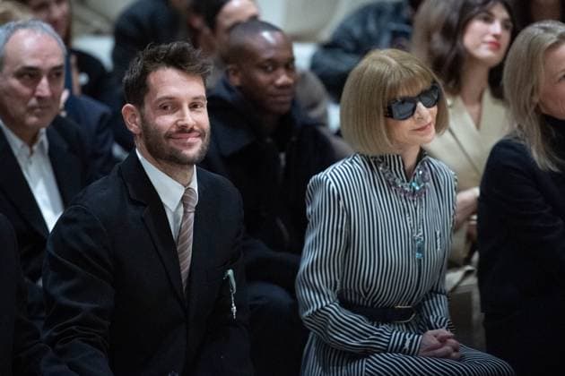 PFW Simon Jacquemus Medal Ceremony Simon Jacquemus and Anna Wintour attending the Simon Jacquemus Chevalier de l ordre des Arts et des Lettres Medal Ceremony as part of Paris Fashion Week in Paris, France on March 02, 2024. Photo by Aurore Marechal ABACAPRESS.COM Paris France  Copyright: xMarechalxAurore ABACAx