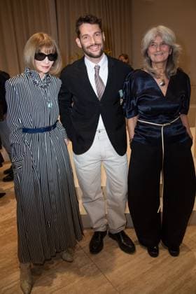 PFW Simon Jacquemus Medal Ceremony Anna Wintour, Simon Jacquemus and Amanda Lear attending the Simon Jacquemus Chevalier de l ordre des Arts et des Lettres Medal Ceremony as part of Paris Fashion Week in Paris, France on March 02, 2024. Photo by Aurore Marechal ABACAPRESS.COM Paris France  Copyright: xMarechalxAurore ABACAx