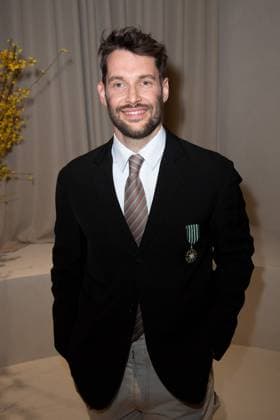 PFW Simon Jacquemus Medal Ceremony Simon Jacquemus attending the Simon Jacquemus Chevalier de l ordre des Arts et des Lettres Medal Ceremony as part of Paris Fashion Week in Paris, France on March 02, 2024. Photo by Aurore Marechal ABACAPRESS.COM Paris France  Copyright: xMarechalxAurore ABACAx