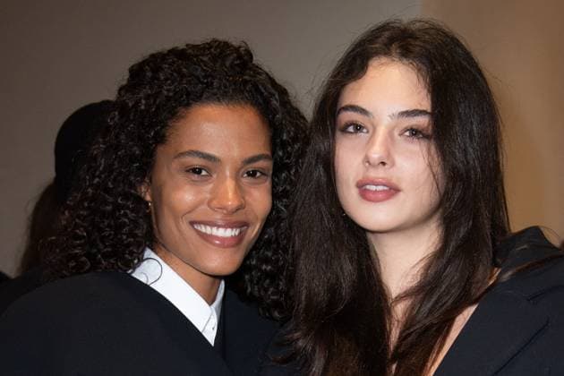 PFW Simon Jacquemus Medal Ceremony Tina Kunakey and Deva Cassel attending the Simon Jacquemus Chevalier de l ordre des Arts et des Lettres Medal Ceremony as part of Paris Fashion Week in Paris, France on March 02, 2024. Photo by Aurore Marechal ABACAPRESS.COM Paris France  Copyright: xMarechalxAurore ABACAx