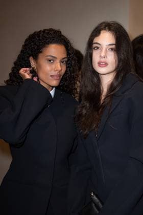 PFW Simon Jacquemus Medal Ceremony Tina Kunakey and Deva Cassel attending the Simon Jacquemus Chevalier de l ordre des Arts et des Lettres Medal Ceremony as part of Paris Fashion Week in Paris, France on March 02, 2024. Photo by Aurore Marechal ABACAPRESS.COM Paris France  Copyright: xMarechalxAurore ABACAx
