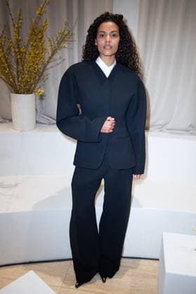 PFW Simon Jacquemus Medal Ceremony Tina Kunakey attending the Simon Jacquemus Chevalier de l ordre des Arts et des Lettres Medal Ceremony as part of Paris Fashion Week in Paris, France on March 02, 2024. Photo by Aurore Marechal ABACAPRESS.COM Paris France  Copyright: xMarechalxAurore ABACAx