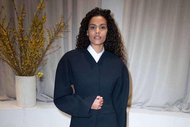PFW Simon Jacquemus Medal Ceremony Tina Kunakey attending the Simon Jacquemus Chevalier de l ordre des Arts et des Lettres Medal Ceremony as part of Paris Fashion Week in Paris, France on March 02, 2024. Photo by Aurore Marechal ABACAPRESS.COM Paris France  Copyright: xMarechalxAurore ABACAx