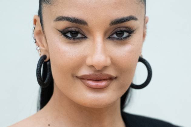 PFW Simon Jacquemus Medal Photocall Amina Muaddi attending the Simon Jacquemus Chevalier de l ordre des Arts et des Lettres Medal Ceremony as part of Paris Fashion Week in Paris, France on March 02, 2024. Photo by Aurore Marechal ABACAPRESS.COM Paris France  Copyright: xMarechalxAurore ABACAx