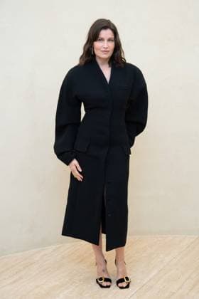 PFW Simon Jacquemus Medal Photocall Laetitia Casta attending the Simon Jacquemus Chevalier de l ordre des Arts et des Lettres Medal Ceremony as part of Paris Fashion Week in Paris, France on March 02, 2024. Photo by Aurore Marechal ABACAPRESS.COM Paris France  Copyright: xMarechalxAurore ABACAx