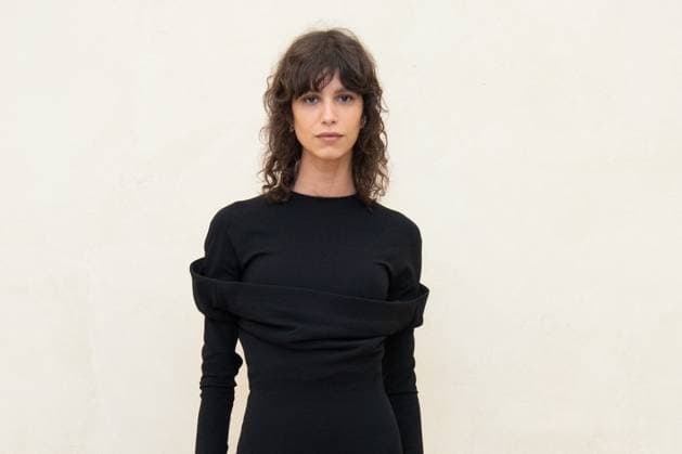 PFW Simon Jacquemus Medal Photocall Mica Arganaraz attending the Simon Jacquemus Chevalier de l ordre des Arts et des Lettres Medal Ceremony as part of Paris Fashion Week in Paris, France on March 02, 2024. Photo by Aurore Marechal ABACAPRESS.COM Paris France  Copyright: xMarechalxAurore ABACAx
