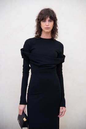 PFW Simon Jacquemus Medal Photocall Mica Arganaraz attending the Simon Jacquemus Chevalier de l ordre des Arts et des Lettres Medal Ceremony as part of Paris Fashion Week in Paris, France on March 02, 2024. Photo by Aurore Marechal ABACAPRESS.COM Paris France  Copyright: xMarechalxAurore ABACAx