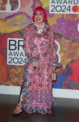 BRIT Awards 2024 at The O2 Arena in London, UK - 02 Mar 2024 Dame Zandra Rhodes attends the BRIT Awards 2024 at The O2 Arena. London United Kingdom Copyright: xFredxDuvalx xSOPAxImagesx FDbritawards11