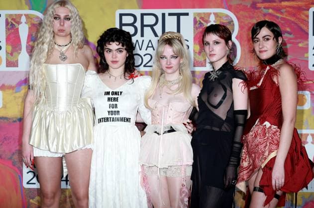 BRIT Awards 2024 at The O2 Arena in London, UK - 02 Mar 2024 The Last Dinner Party attends the BRIT Awards 2024 at The O2 Arena. London United Kingdom Copyright: xFredxDuvalx xSOPAxImagesx FDbritawards14