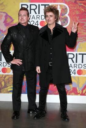 BRIT Awards 2024 at The O2 Arena in London, UK - 02 Mar 2024 Tré Cool and Billie Joe Armstrong of Green Day attend the BRIT Awards 2024 at The O2 Arena. London United Kingdom Copyright: xFredxDuvalx xSOPAxImagesx FDbritawards48