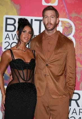 BRIT Awards 2024 at The O2 Arena in London, UK - 02 Mar 2024 Vick Hope and Calvin Harris attend the BRIT Awards 2024 at The O2 Arena. London United Kingdom Copyright: xFredxDuvalx xSOPAxImagesx FDbritawards57