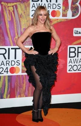 BRIT Awards 2024 at The O2 Arena in London, UK - 02 Mar 2024 Kylie Minogue attends the BRIT Awards 2024 at The O2 Arena. London United Kingdom Copyright: xFredxDuvalx xSOPAxImagesx FDbritawards67