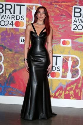 March 2, 2024, London, United Kingdom: Dua Lipa attends the BRIT Awards 2024 at The O2 Arena. London United Kingdom - ZUMAs197 20240302_aaa_s197_188 Copyright: xFredxDuvalx