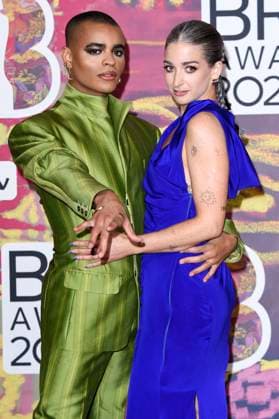 Layton Williams and Harriet Rose at the 44 BRIT Awards 2023 at the O2 Arena London, 02 03 2024 Foto:xS.xVasx xFuturexImagex brit_awards_4316