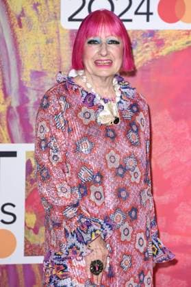 Zandra Rhodes at the presentation of the 44 BRIT Awards 2023 at the O2 Arena London, 02 03 2024 Foto:xS.xVasx xFuturexImagex brit_awards_4400