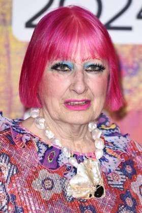 Zandra Rhodes at the presentation of the 44 BRIT Awards 2023 at the O2 Arena London, 02 03 2024 Foto:xS.xVasx xFuturexImagex brit_awards_4401