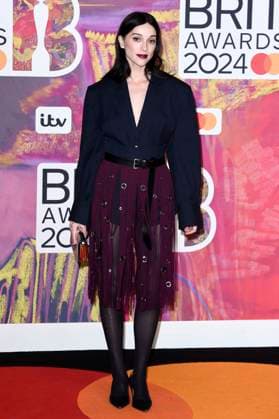 St Vincent at the presentation of the 44 BRIT Awards 2023 at the O2 Arena London, 02 03 2024 Foto:xS.xVasx xFuturexImagex brit_awards_4431