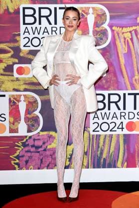 Olivia Attwood at the presentation of the 44 BRIT Awards 2023 at the O2 Arena London, 02 03 2024 Foto:xS.xVasx xFuturexImagex brit_awards_4500