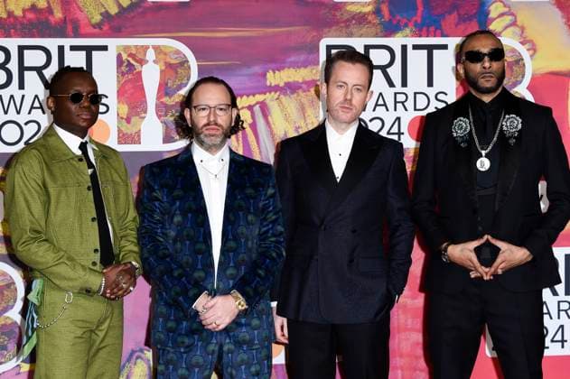 Will Kennard and Saul Milton from Chase Status with guests at the 44 BRIT Awards 2023 at the O2 Arena London, 02 03 2024 Foto:xS.xVasx xFuturexImagex brit_awards_4523