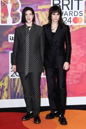 Romy Madley Croft with companion at the presentation of the 44 BRIT Awards 2023 at the O2 Arena London, 02 03 2024 Foto:xS.xVasx xFuturexImagex brit_awards_4604