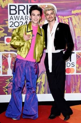 Jacob Collier and Mike Sabath at the presentation of the 44 BRIT Awards 2023 at the O2 Arena London, 02 03 2024 Foto:xS.xVasx xFuturexImagex brit_awards_4634