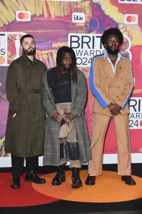 Graham ˜G™ Hastings, Kayus Bankole and Alloysious Massaquoi from Young Fathers at the 44 BRIT Awards 2023 at the O2 Arena London, 02 03 2024 Foto:xS.xVasx xFuturexImagex brit_awards_4665