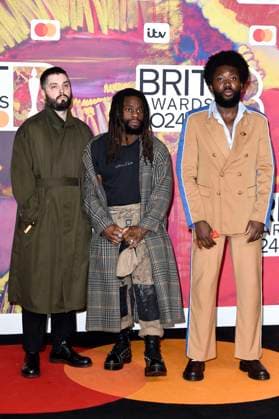 Graham ˜G™ Hastings, Kayus Bankole and Alloysious Massaquoi from Young Fathers at the 44 BRIT Awards 2023 at the O2 Arena London, 02 03 2024 Foto:xS.xVasx xFuturexImagex brit_awards_4666