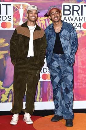 Harley Alexander Sule, Jordan Stephens from Rizzle Kicks at the 44 BRIT Awards 2023 at the O2 Arena London, 02 03 2024 Foto:xS.xVasx xFuturexImagex brit_awards_4693