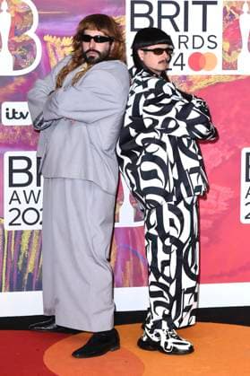 Robin Schulz and Oliver Tree at the presentation of the 44 BRIT Awards 2023 at the O2 Arena London, 02 03 2024 Foto:xS.xVasx xFuturexImagex brit_awards_4698