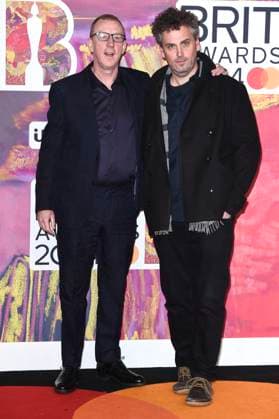Dave Rowntree and James Ford at the presentation of the 44 BRIT Awards 2023 at the O2 Arena London, 02 03 2024 Foto:xS.xVasx xFuturexImagex brit_awards_4701