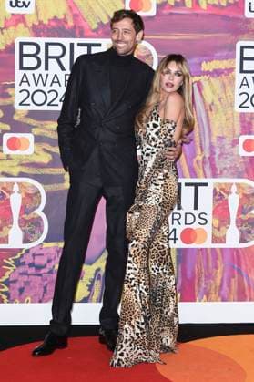 Peter Crouch with wife Abbey Clancy at the 44 BRIT Awards 2023 at the O2 Arena London, 02 03 2024 Foto:xS.xVasx xFuturexImagex brit_awards_4703