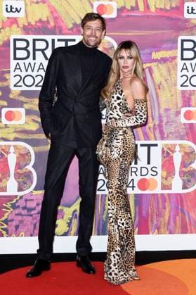 Peter Crouch with wife Abbey Clancy at the 44 BRIT Awards 2023 at the O2 Arena London, 02 03 2024 Foto:xS.xVasx xFuturexImagex brit_awards_4702