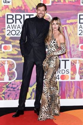 Peter Crouch with wife Abbey Clancy at the 44 BRIT Awards 2023 at the O2 Arena London, 02 03 2024 Foto:xS.xVasx xFuturexImagex brit_awards_4704