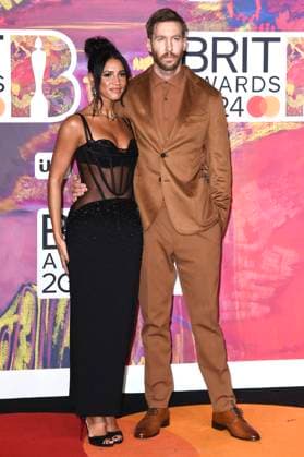 Vick Hope with husband Calvin Harris at the 44 BRIT Awards 2023 at the O2 Arena London, 02 03 2024 Foto:xS.xVasx xFuturexImagex brit_awards_4749