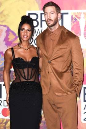 Vick Hope with husband Calvin Harris at the 44 BRIT Awards 2023 at the O2 Arena London, 02 03 2024 Foto:xS.xVasx xFuturexImagex brit_awards_4753