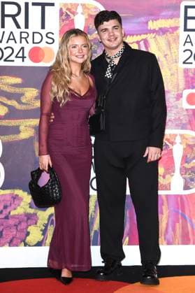 Anna Maynard and Harry Clark at the presentation of the 44 BRIT Awards 2023 at the O2 Arena London, 02 03 2024 Foto:xS.xVasx xFuturexImagex brit_awards_4760
