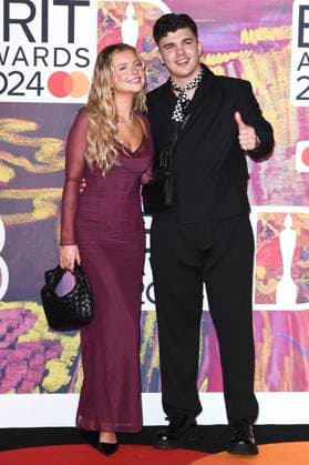 Anna Maynard and Harry Clark at the presentation of the 44 BRIT Awards 2023 at the O2 Arena London, 02 03 2024 Foto:xS.xVasx xFuturexImagex brit_awards_4762