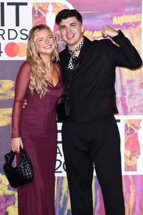 Anna Maynard and Harry Clark at the presentation of the 44 BRIT Awards 2023 at the O2 Arena London, 02 03 2024 Foto:xS.xVasx xFuturexImagex brit_awards_4764