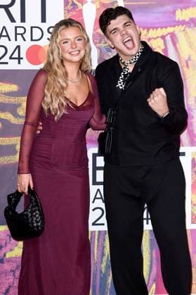 Anna Maynard and Harry Clark at the presentation of the 44 BRIT Awards 2023 at the O2 Arena London, 02 03 2024 Foto:xS.xVasx xFuturexImagex brit_awards_4765