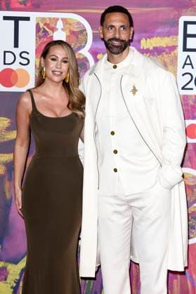 Kate Wright and Rio Ferdinand at the 44 BRIT Awards 2023 at the O2 Arena London, 02 03 2024 Foto:xS.xVasx xFuturexImagex brit_awards_4786