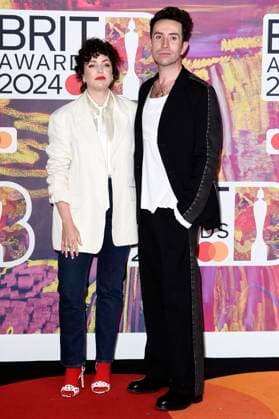 Annie Mac and Nick Grimshaw at the 44 BRIT Awards 2023 at the O2 Arena London, 02 03 2024 Foto:xS.xVasx xFuturexImagex brit_awards_4789