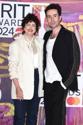 Annie Mac and Nick Grimshaw at the 44 BRIT Awards 2023 at the O2 Arena London, 02 03 2024 Foto:xS.xVasx xFuturexImagex brit_awards_4790