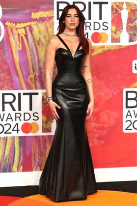 Dua Lipa at the 44 BRIT Awards 2023 at the O2 Arena London, 02 03 2024 Foto:xD.xJonesx xFuturexImagex brit_awards_4076