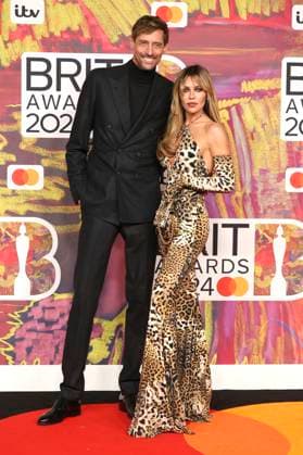 Peter Crouch with wife Abbey Clancy at the 44 BRIT Awards 2023 at the O2 Arena London, 02 03 2024 Foto:xD.xJonesx xFuturexImagex brit_awards_4105