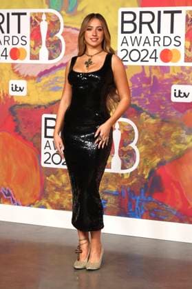 Tate McRae at the presentation of the 44 BRIT Awards 2023 at the O2 Arena London, 02 03 2024 Foto:xD.xJonesx xFuturexImagex brit_awards_4117