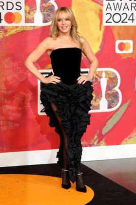 Kylie Minogue at the presentation of the 44 BRIT Awards 2023 at the O2 Arena London, 02 03 2024 Foto:xD.xJonesx xFuturexImagex brit_awards_4129