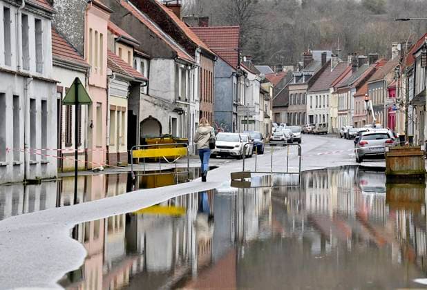 News Themen der Woche KW10 News Bilder des Tages inondations PHOTOPQR VOIX DU NORD Sebastien JARRY ; 05 03 2024 ; neuville sous montreuil. le 05 03 2024. inondations dans le pas de calais. sur la photo : rue de montreuil inondee Photo SEBASTIEN JARRY LA VOIX DU NORD. NORTHERN FRANCE MARCH 5TH 2024 ANOTHER FLOODS IN NORTHERN FRANCE NORD France  Copyright: xPHOTOPQR VOIXxDUxNORD MAXPPPxSebastienxJARRYx 20240305VDN3575 20240305VDN3575